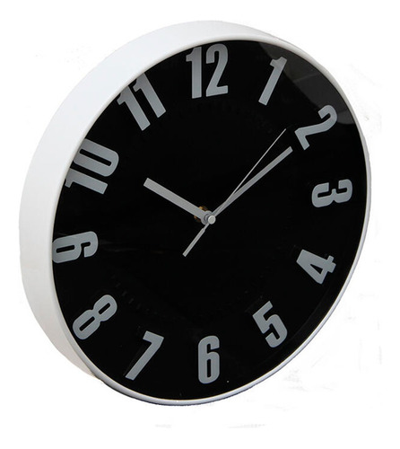 Reloj De Pared Grande Moderno Silencioso Minimalista Clásico