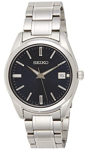 Seiko Clásico Sur309p1, Plateado, Movimiento De Cuarzo