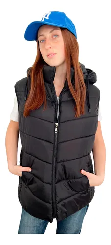 Chaleco de top abrigo mujer