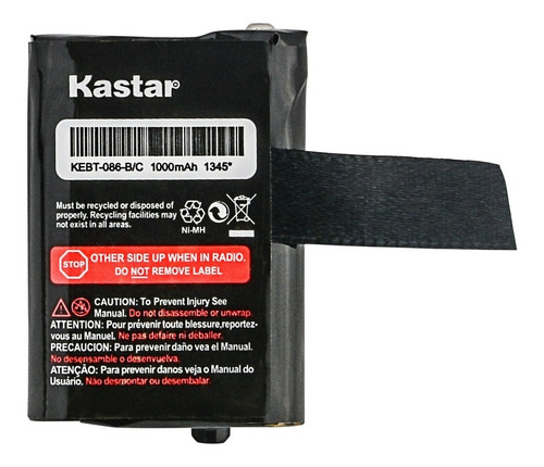 Batería Kastar Kebt-086  53617 Radio Motorola 1000mha