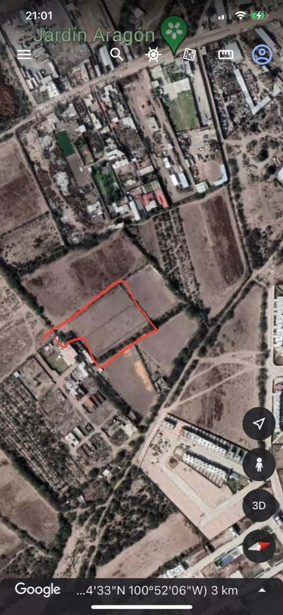 terreno en inmejorable ubicacion, plano, a un costado de zona industrial en villa de pozos, ideal para fraccionar o para bodegas, excelente acceso mercadolibre