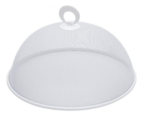 Pantalla protectora de alimentos de metal blanco de 25 cm - Mimo