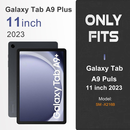 Funda+teclado+ratón Para Galaxy Tab A9plus 11 Pulgadas Azul