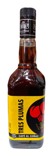 Café Al Coñac Tres Plumas 750ml