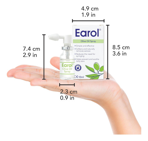 Aceite De Oliva Earol Aflactador De Cera Para La Oreja El