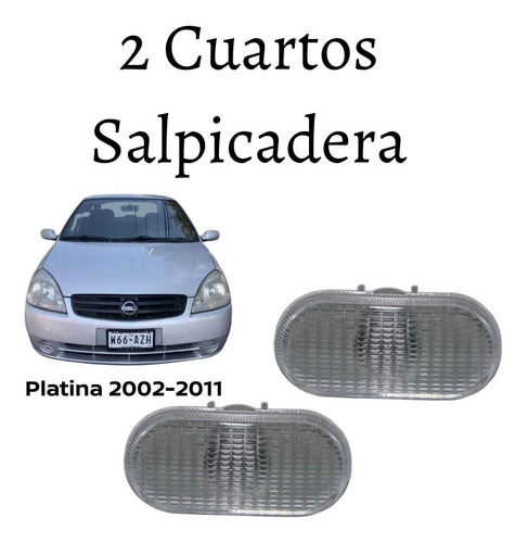 2 Cuartos Laterales Izquierdo Y Derecho Platina 2006 Blanco