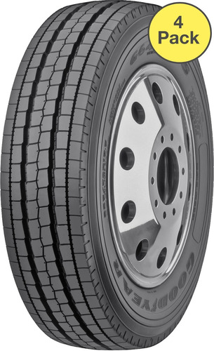 Paq 4 Llantas Goodyear G647 Rss 245/70r19.5 133/132l 14pr