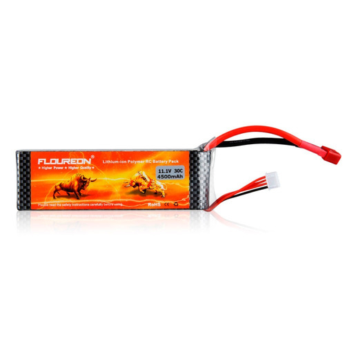 Bateria Lipo 11.1v 4500mah 30c, Conector T - Floureon®