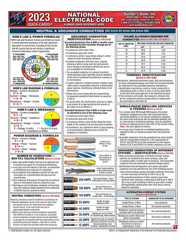 Book : National Electrical Code Quick-card Based On The 202