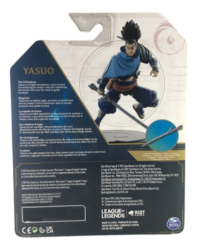 Spin Master League Of Legends The Champion Collection Yasuo