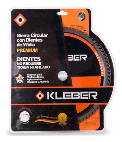 Disco Sierra Circular 60 Dientes Widia 300mm Kleber Fox10552