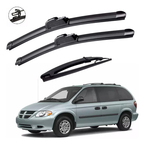 3 Limpiaparabrisas Brx Dodge Grand Caravan 1999