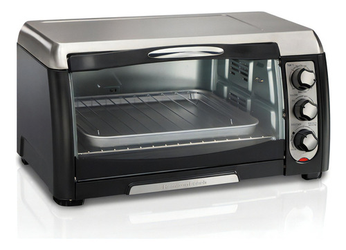 Horno Electrico Hamilton Beach 31330d Color Gris con negro
