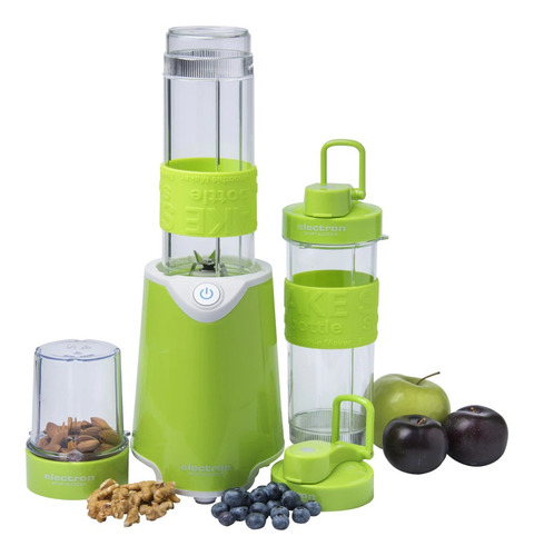 Imagen 3 de 3 de Licuadora portátil Electron Sport BA-1600 570 mL verde con vaso de tritan 220V