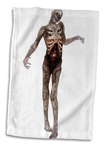 Toalla 3d Rose Scary Zombie Para Halloween, 15 X 22, Multico