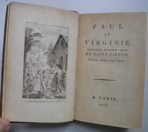 1795 /paul Et Virginie /saint-pierre Jacques Bernardin Henri