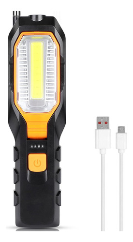 Luz De Trabajo Led Cob Recargable Lámpara De Inspección Led