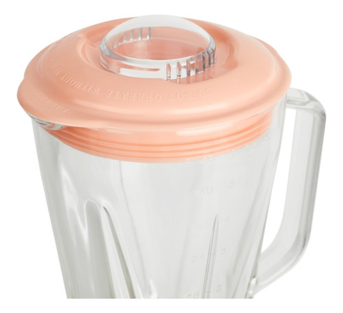 Licuadora Yelmo LC-1010 1.5 L rosa con jarra de vidrio 220V