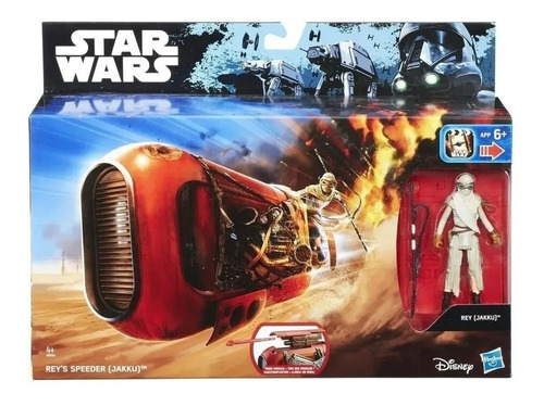 Star Wars Rey Speeder Jakku The Force Awakens Hasbro - Dgl 