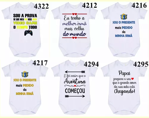 body bebê personalizado papai prepare seu coração