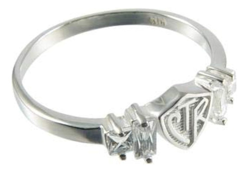 Lds Anillo De Plata De 0925 Para Mujer Con Diseo De Baguette