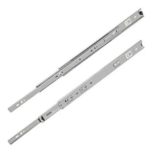 Corrediça Trilho Telescópica De Inox 500mm X 38mm Abraplac