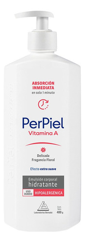 Perpiel Absorción Inmediata Con Fragancia Emulsión 400gr