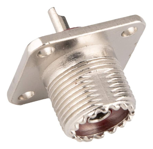 Conector Rf Uhf Hembra So-239, Montaje Panel Chasis, 5 Pieza