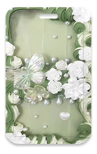 Tarjetero Con Forma De Flor Con Forma De Mariposa; Funda Pro