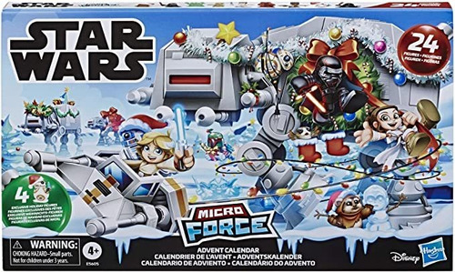 Star Wars Calendario De Adviento Micro Force Con 24 Figuras.