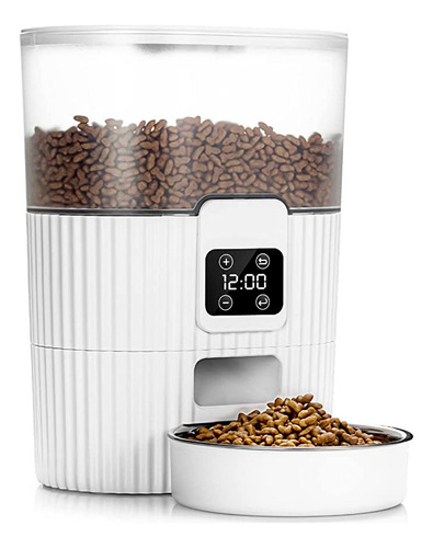 Alimentador Automático Para Mascotas 3.5 Litros - Con Botone