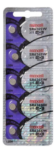 Pilas Oxido De Plata Maxell Tipo Boton Sr626sw /377 B39