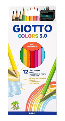 Lápices De Colores Giotto Colors 3.0 X 12