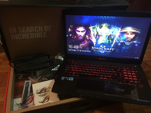 Asus Rog G751jt Nvidia 970m 16gb 1tb I7 Caja Permuto