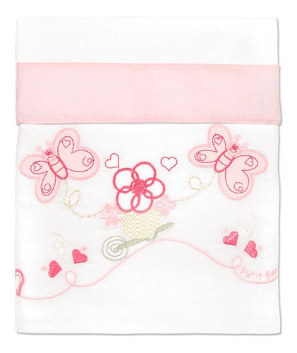 Sabana Para Cuna 3 Pzas Rosa Petit Baby