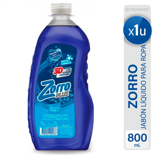 Jabon Liquido Zorro Clasico Detergente Plus - Mejor Precio