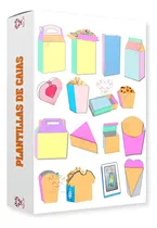 Comprar Kit Imprimible Moldes De Cajas Editables Para Armar 