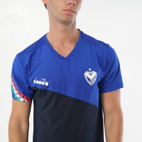 Remera Fútbol Diadora Entrenamiento Velez