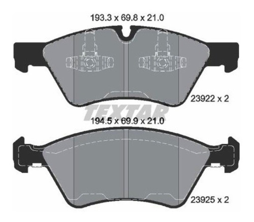 Pastilhas De Freio Diant. Mercedes E 350 2005-2010 S211