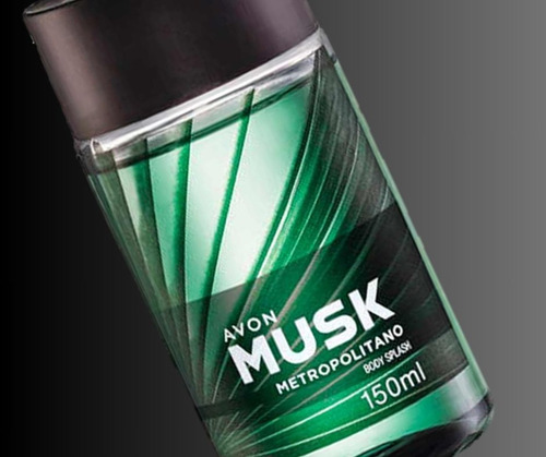 Avon Combo Musk+ Metropolitano Deo Colônia 75ml + Body Splash
