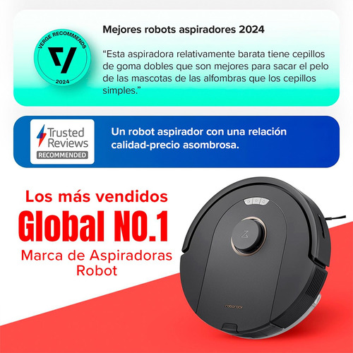Combinación De Robot Aspiradora Y Trapeador Roborock Q5 Pro