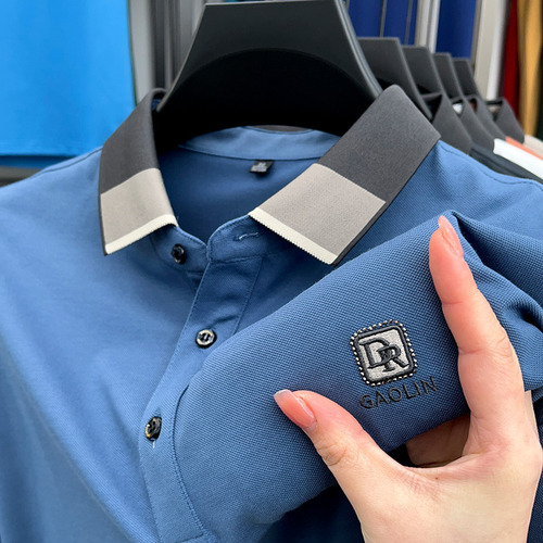 Polo Para Hombre De Verano, Transpirable Y Ligero