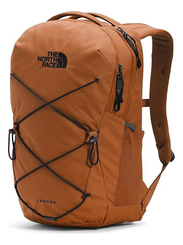 Mochila The North Face Jester Color Naranja Diseño De La Tela Liso