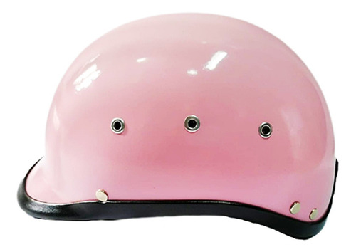 Casco De  Moto Para Mujer Tipo Policia Chavito Rosa