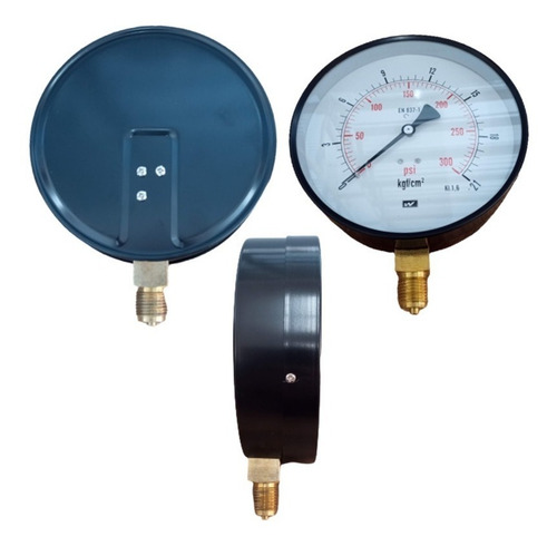 Manômetro P/ Caldeira 6 21 Kgf/cm²x 300 Psi R 1/2 Bsp Rbc
