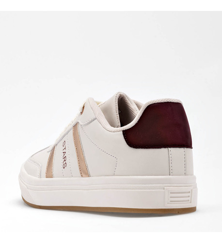 Tenis Casual Mujer Stars Of The World Latte 125-770