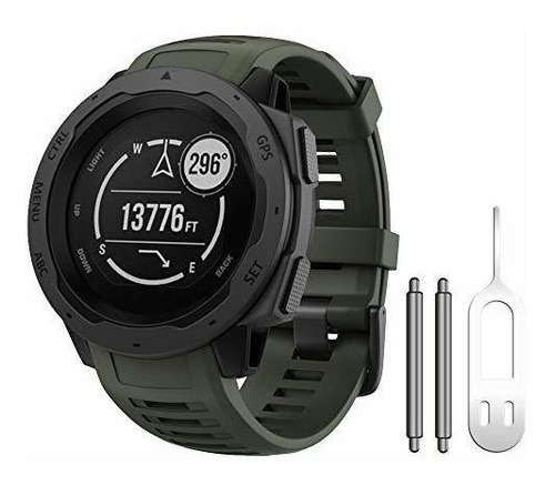 2 Mallas De Silicona Garmin Instinct 2/ Solar/ Tactical _y