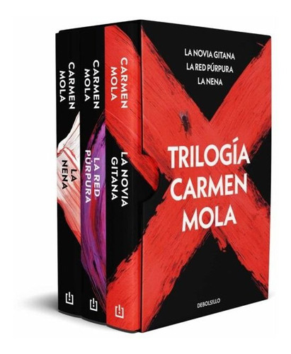 Trilogía La novia gitana: La novia gitana. La Red Púrpura. La Nena., de Carmen Mola., vol. 1.0. Editorial Debolsillo, tapa blanda, edición 1.0 en español, 2020