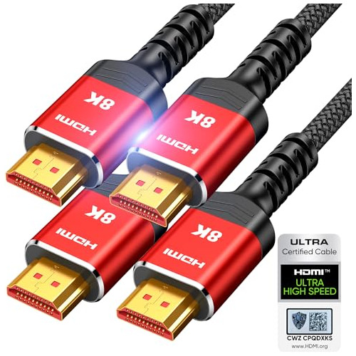 Cables Hdmi Highwings 6ft 2-pack 2.1