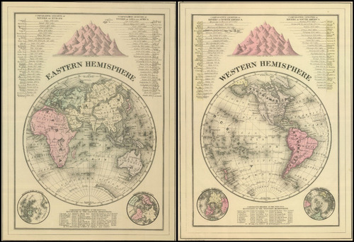 Mapa Antiguo Lámina Papel Fotografico #10 - 120 X 82 Cm